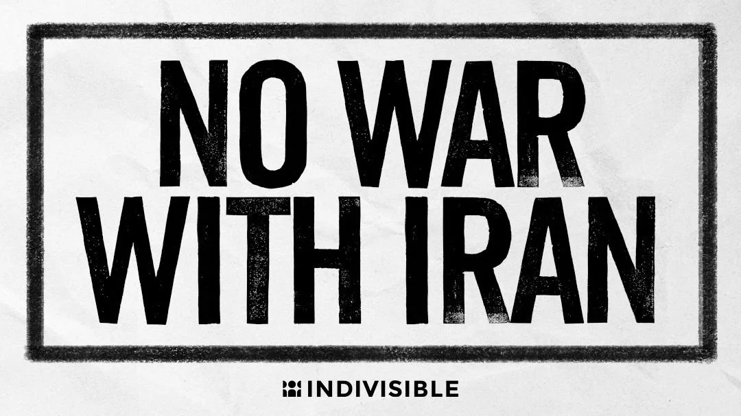 Tell Your Reps: No War In Iran