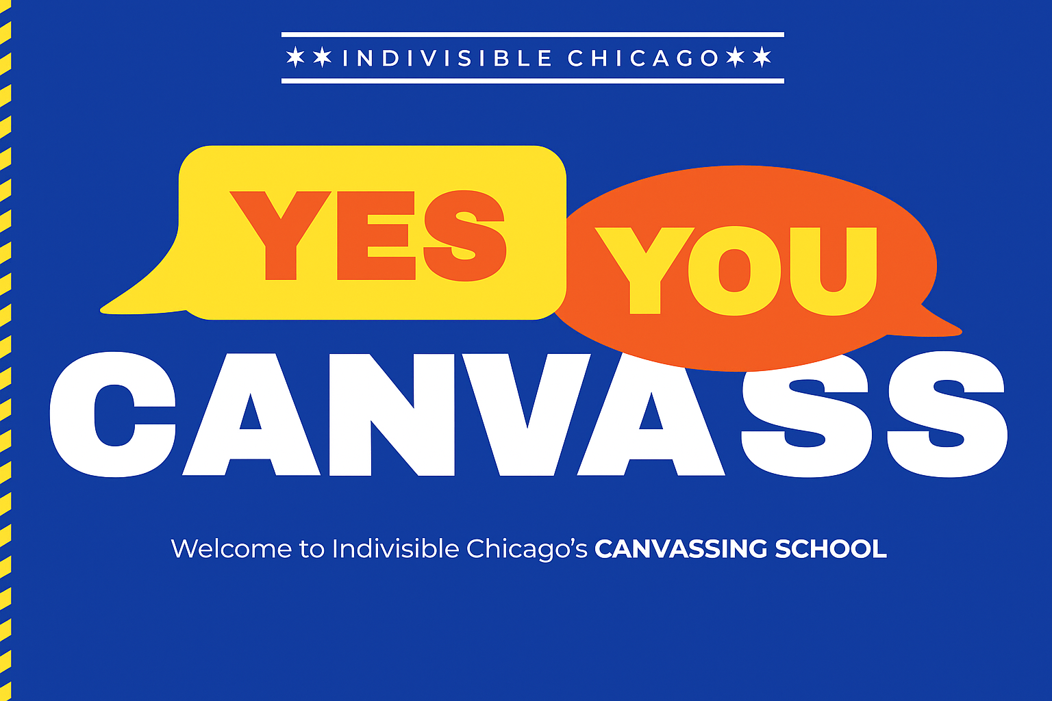 Yes you canvass