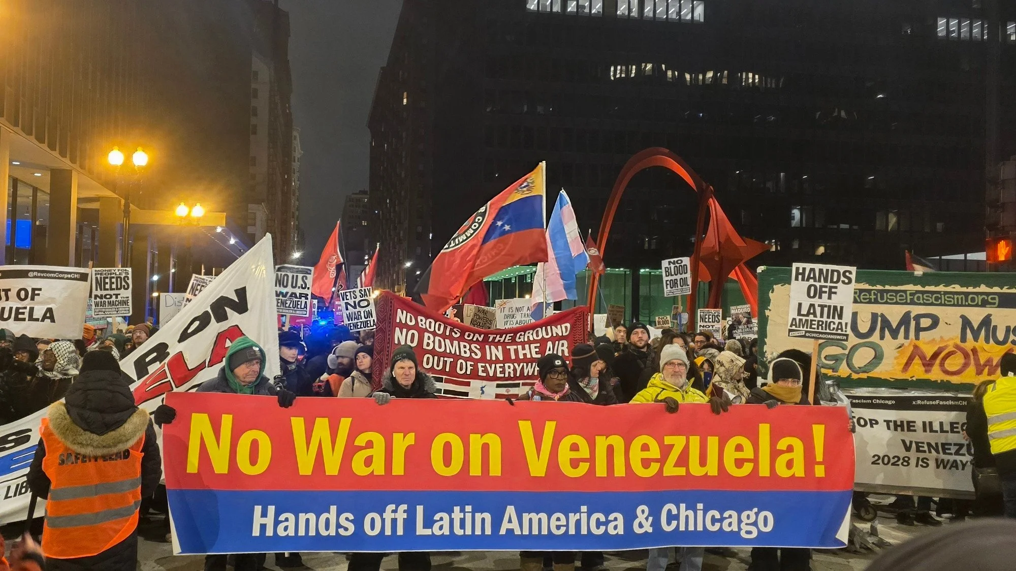 Say NO to Trump's Illegal War with Venezuela!
