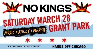 Help needed for the “No Kings Hands Off Chicago” rally on March 28