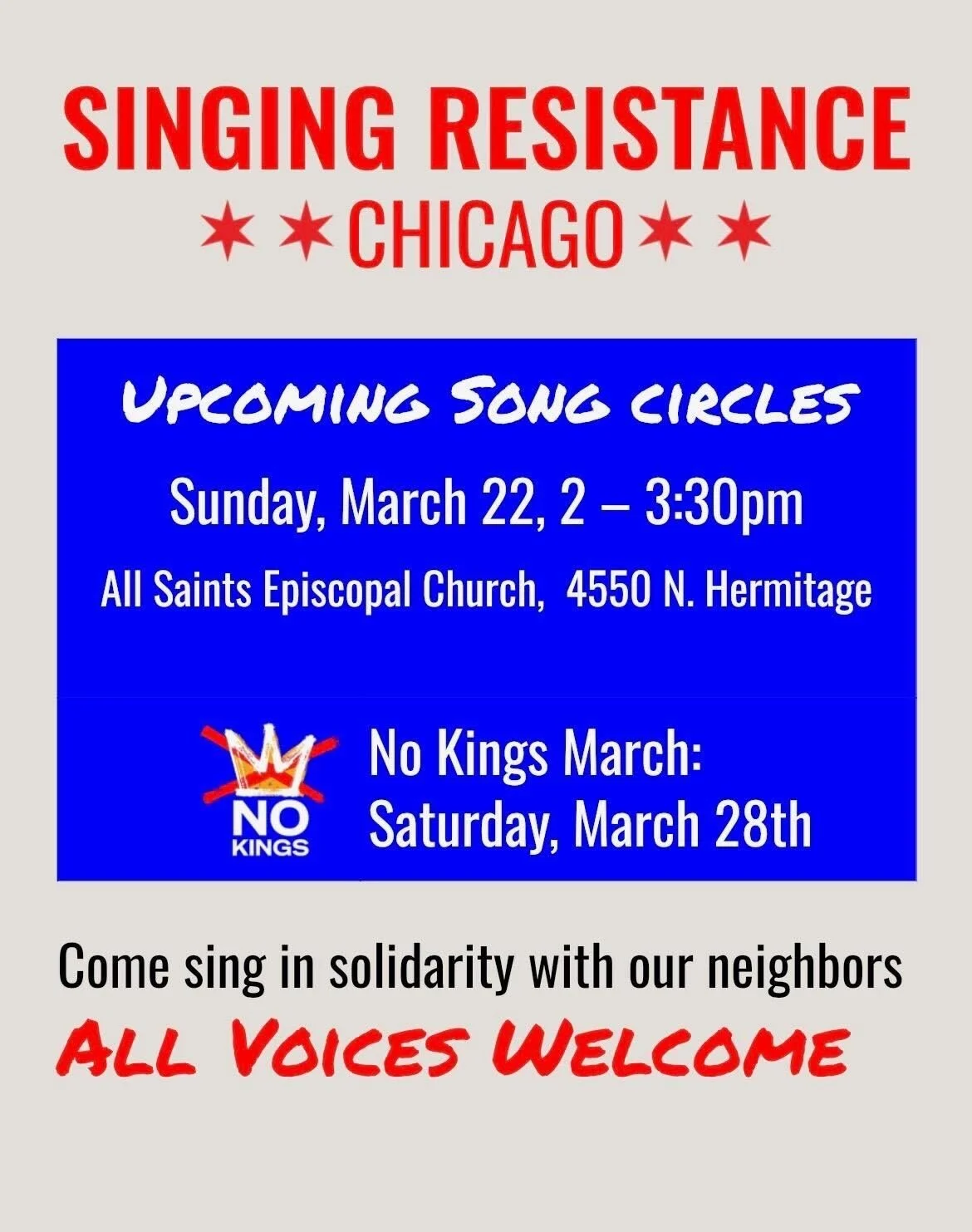 Singing Resistance - Song Circle