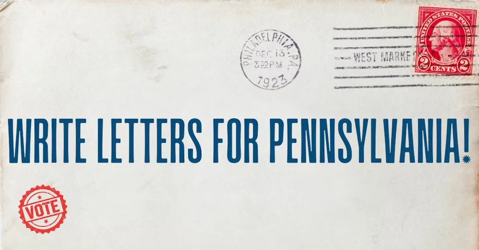 Write Letters for Pennsylvania!