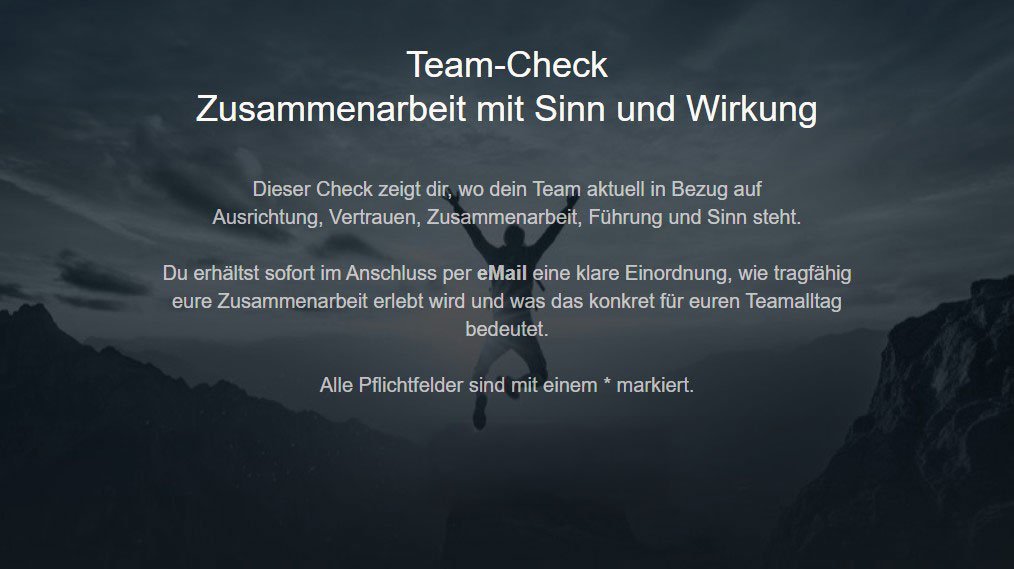 Der Team-Check als Basis für Teamcoachings mit Sinn und Wirkung, psychologische Sicherheit, Klarheit, Orientierung, Vertrauen, Respekt, Wertschätzung
