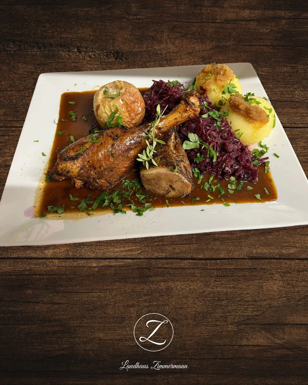 Lecker Gans bei den Zimmermanns 🍽️