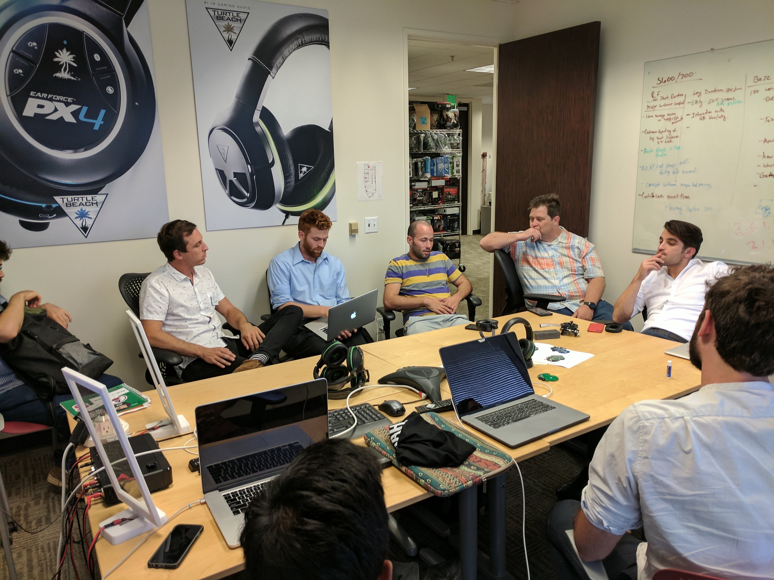 Discovering headset prototypes and discussing trends in consumer audio with Richard Kulavik, CTO of Turtle Beach at the San Jose R&D office.
