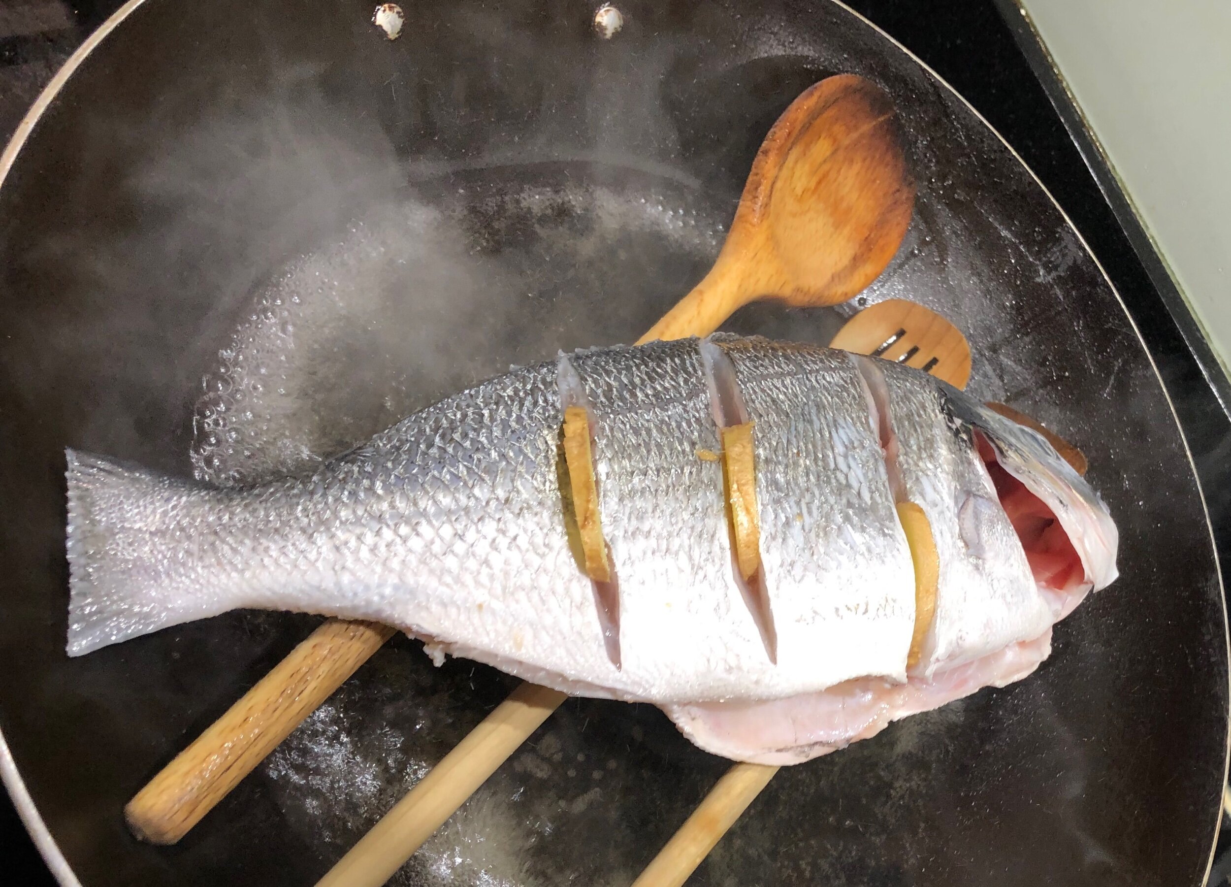 Steamed fish, Chinese wok style — Then Do Better