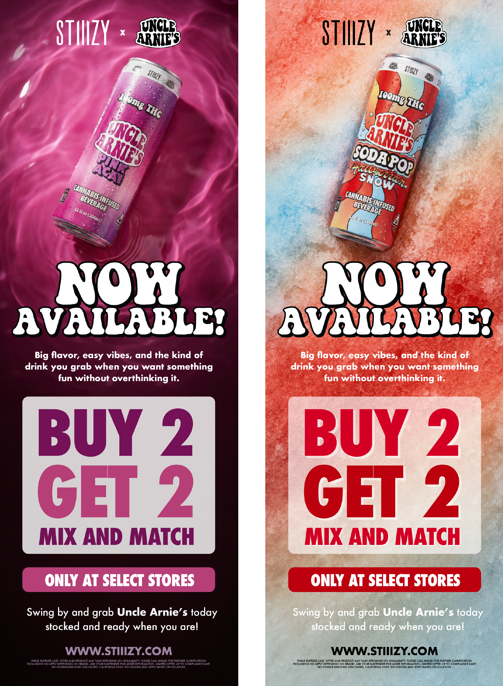 Uncle Arnies Stiiizy 100mg THC Drink.png