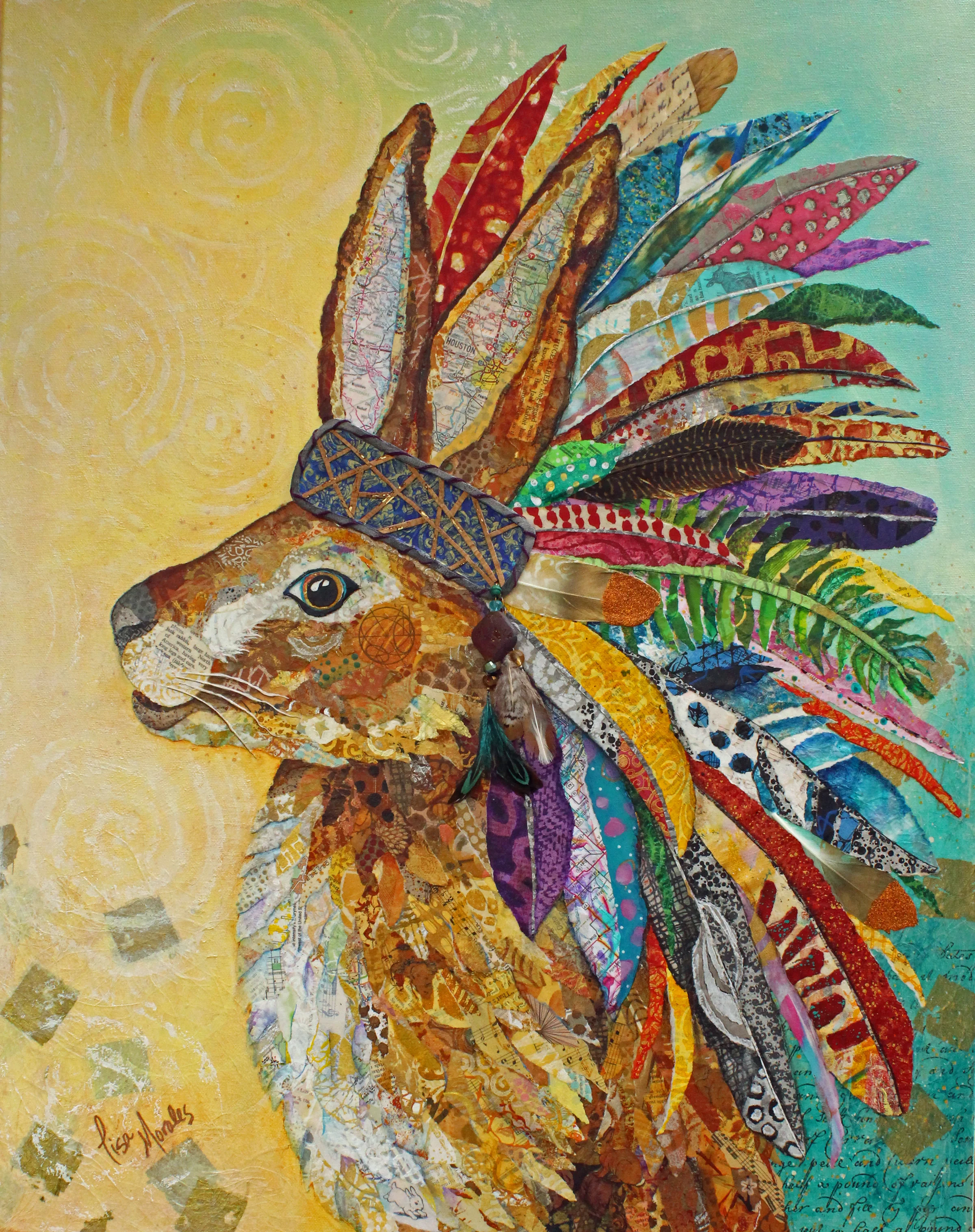 Tribal Rabbit Art