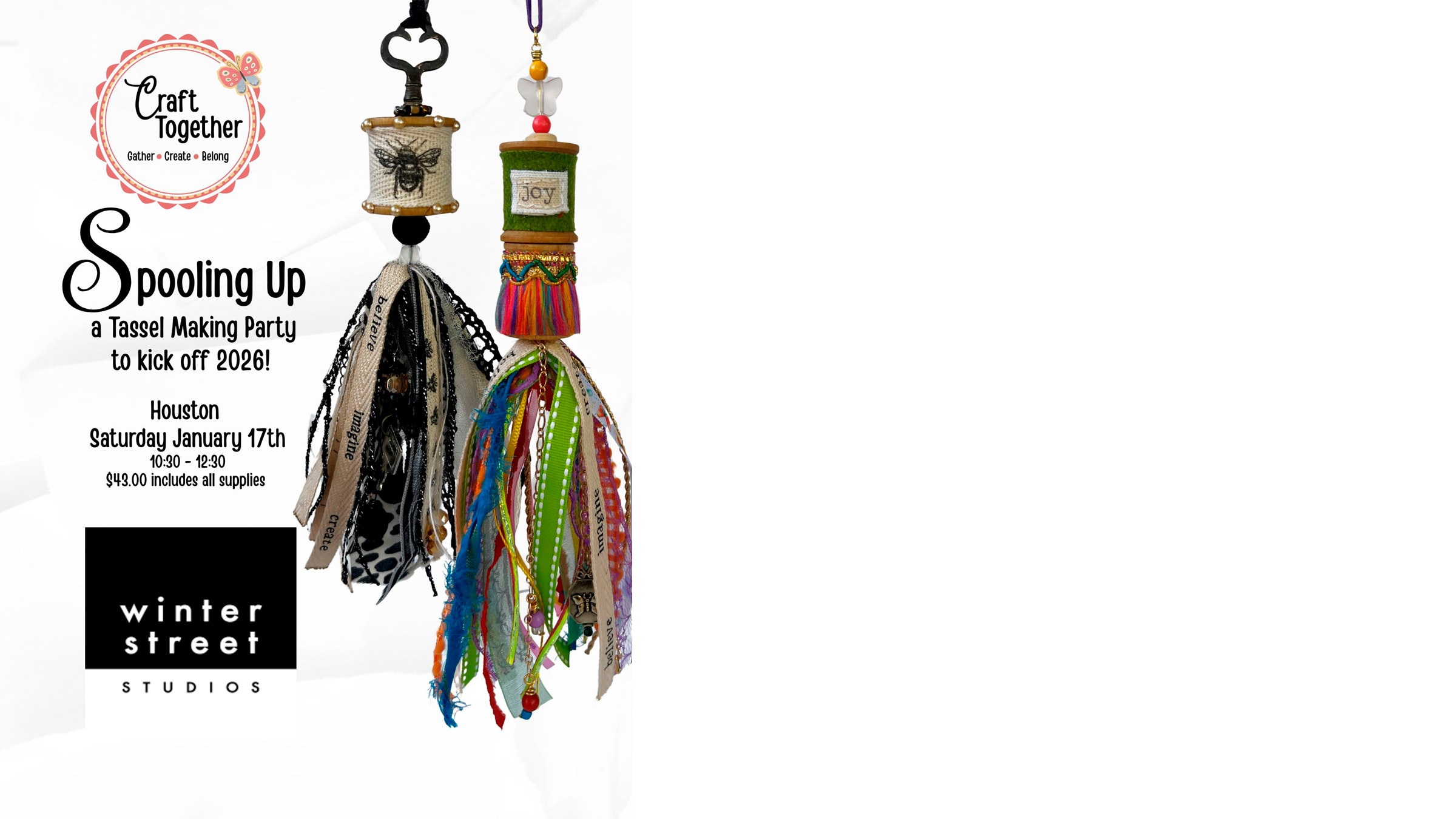 Spooling Up - A Tassel Making Party To Kick Off 2026 - Houston