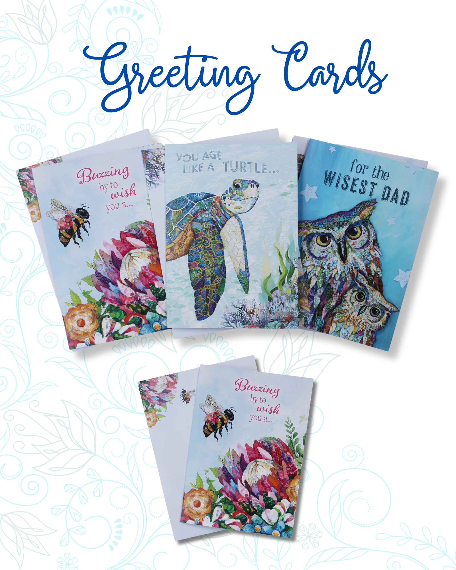 Greeting Cards - Three To Choose From