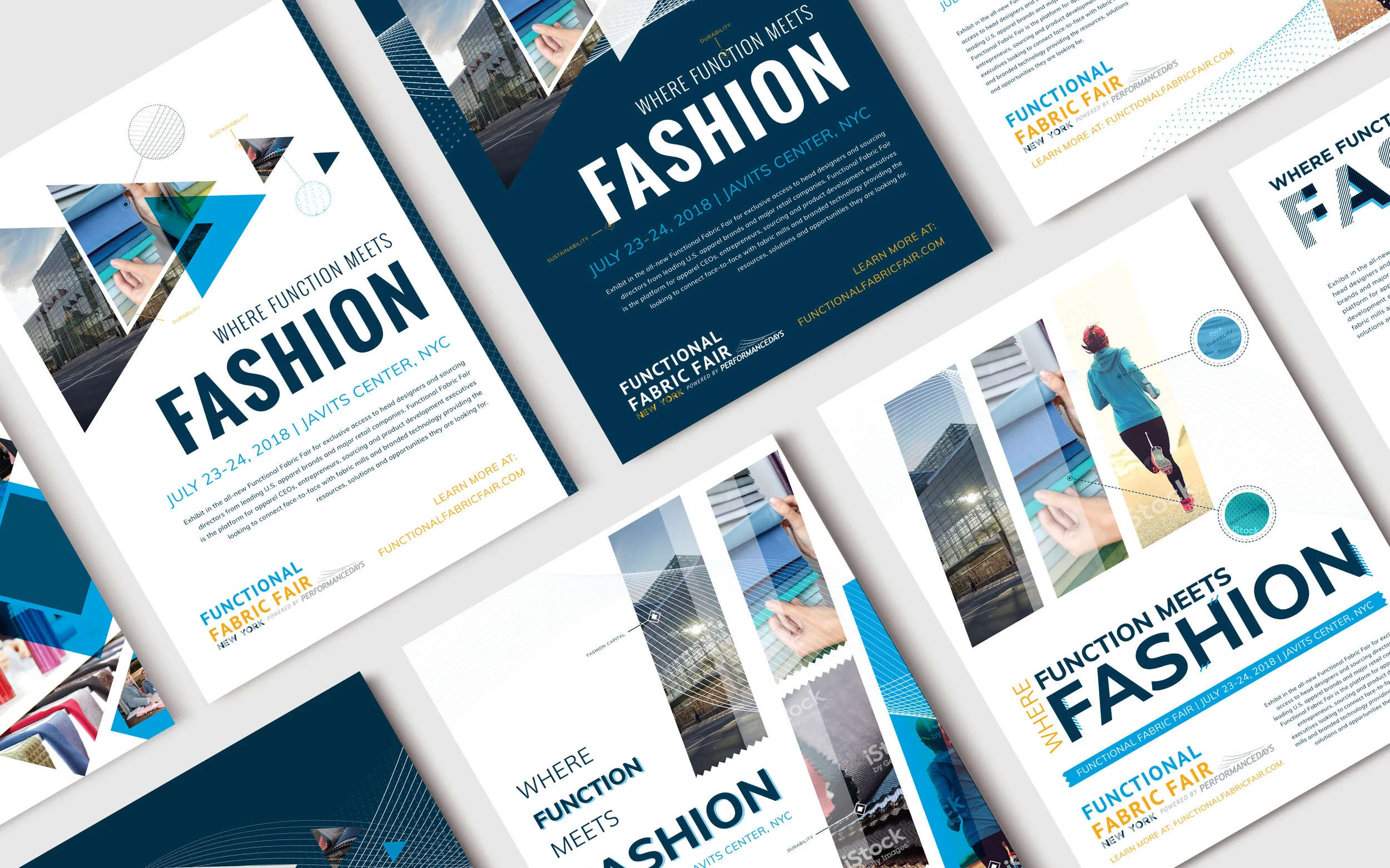 Functional Fabric Fair Ad Suite