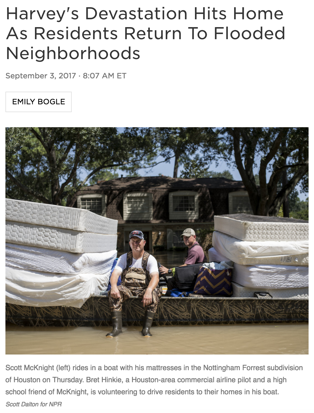 Full story Photography: Scott Dalton for NPR