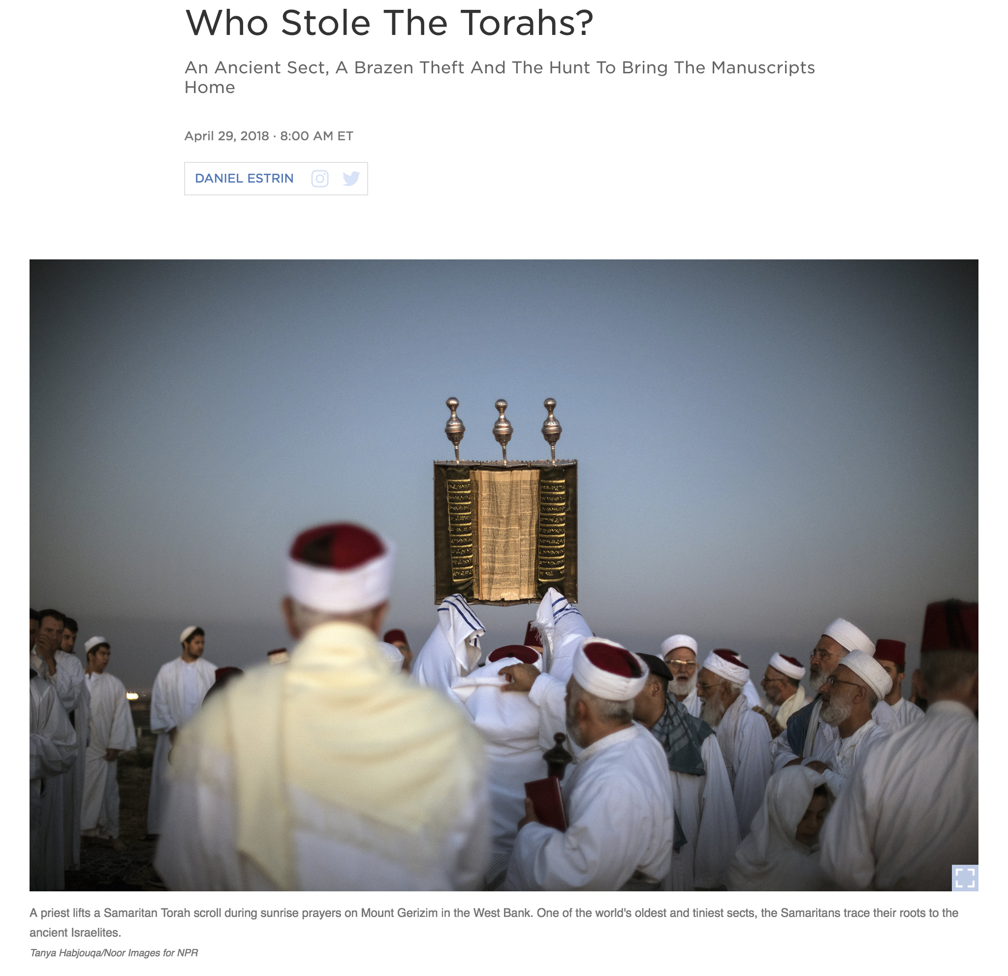 Full story Photography: Tanya Habjouqa/NOOR Images for NPR and Claire Harbage/NPR