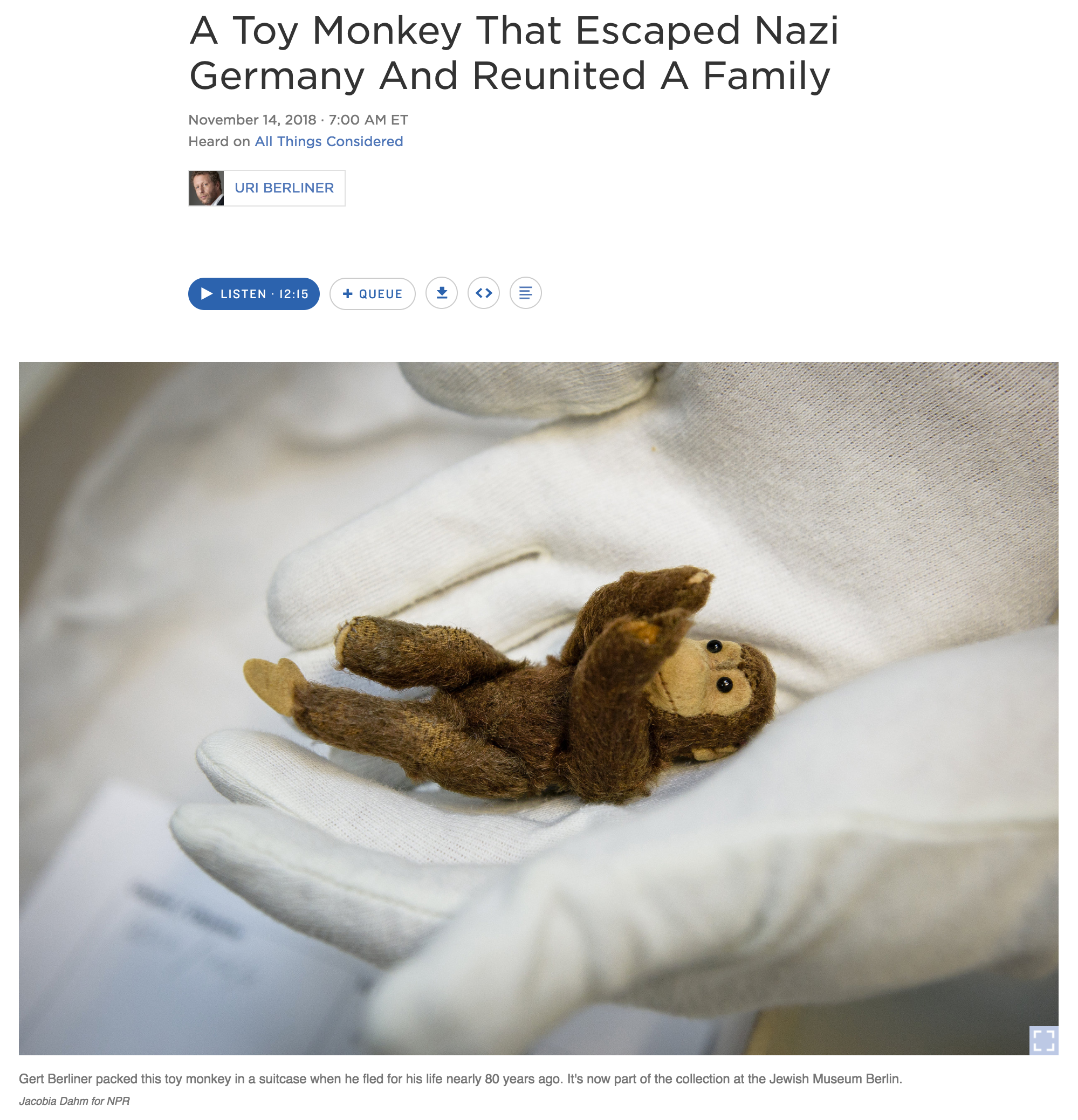 Full story Photography: Jacobia Dahm and Nanna Navntoft for NPR Photography and video: Claire Harbage/NPR