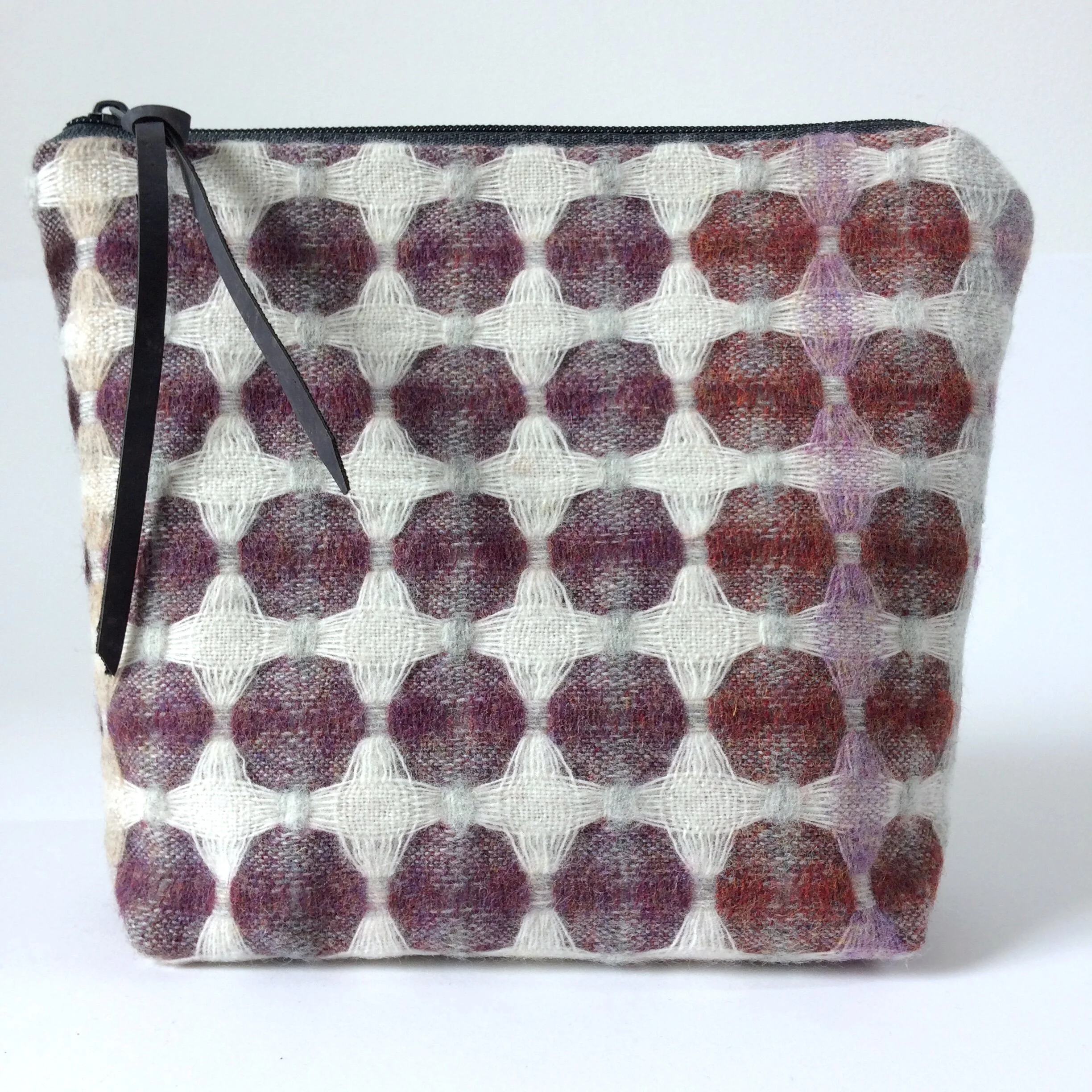 'Ord' zipped pouch - heather