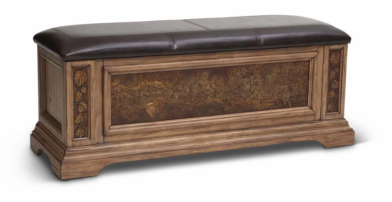 Aspen Bench Item # DI-167401 (G / LB / DB) Dimensions: 52.375 x 18 x 20"H