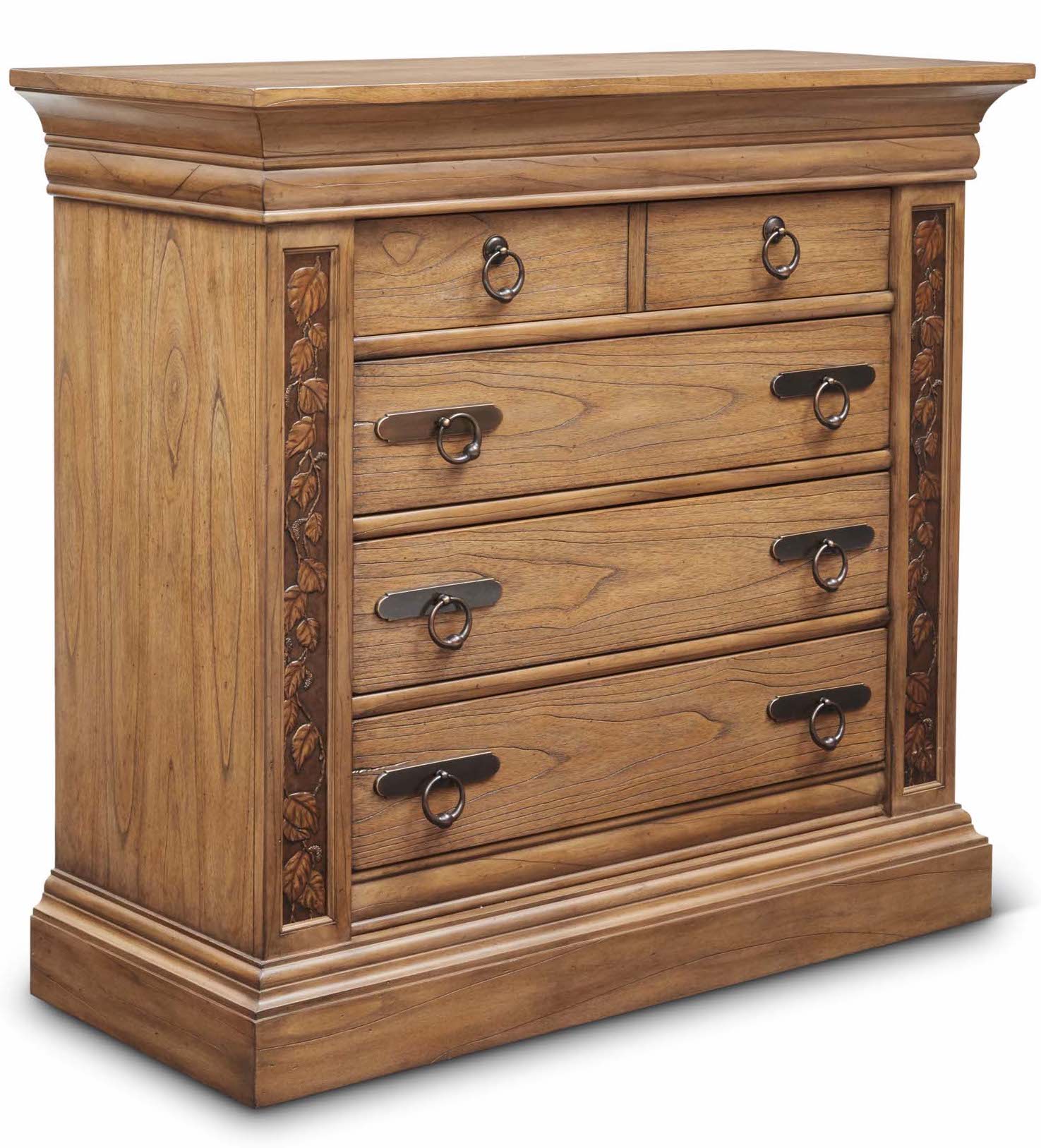 Aspen Media Chest Item # DI-167110 (G / LB / DB) Dimensions: 46 x 19.5 x 44"H