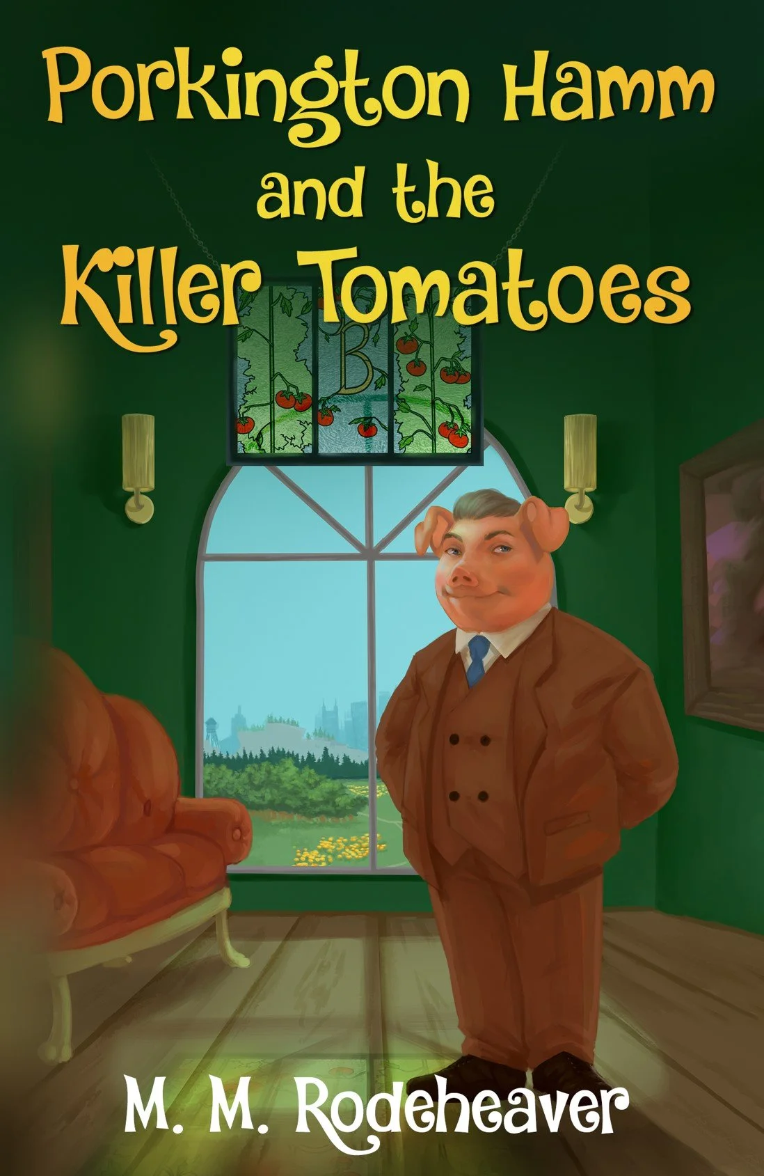 Suspense! Intrigue! Food! It's "Porkington Hamm and the Killer Tomatoes"
