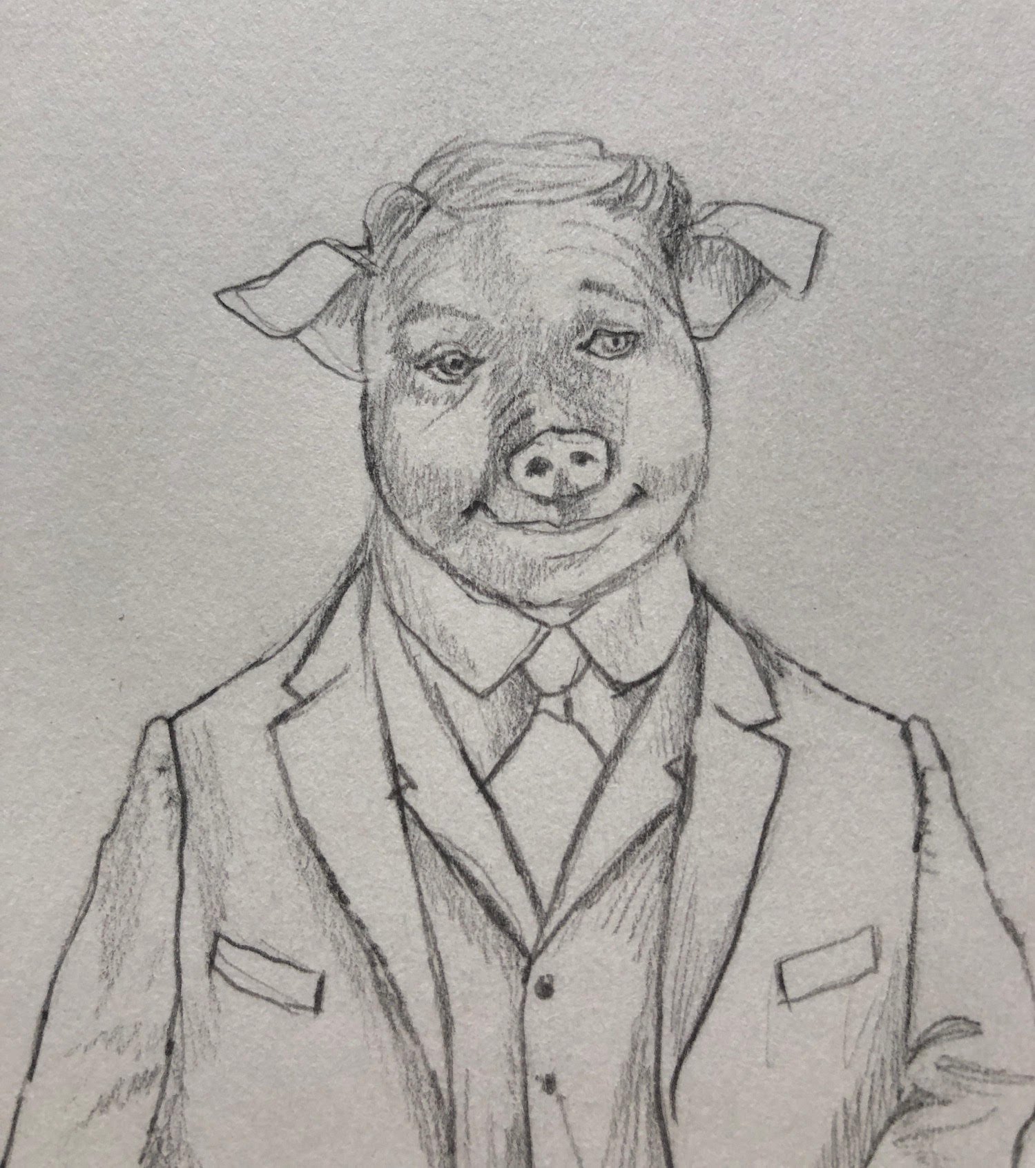 Bust image of Porkington Hamm wearing three-piece suit