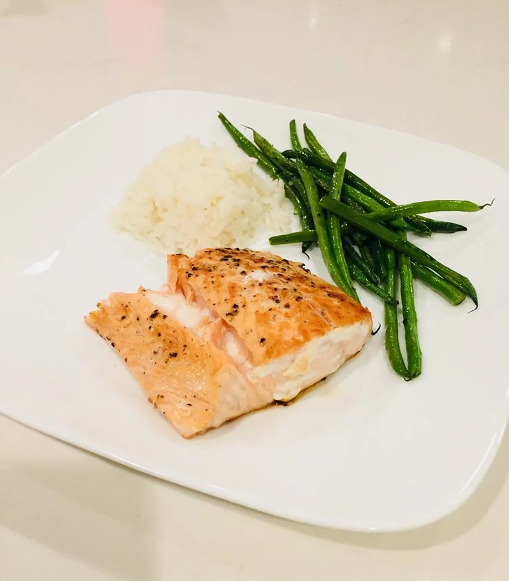 Salmon with Green Beans