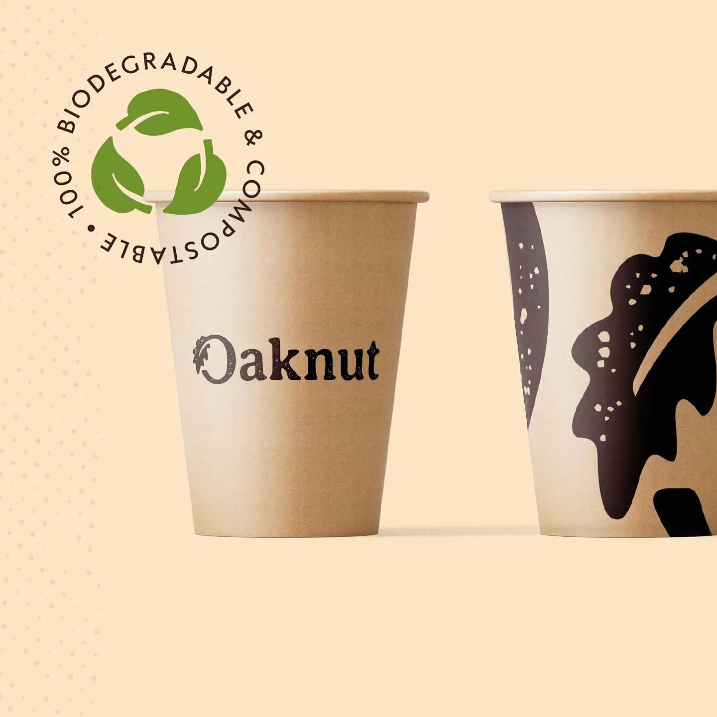 Oaknut - Brand Identity &amp; Packaging Design. 

A hand-roasted caffeine-free hot drink made from 100% acorn; a natural &amp; sustainable alternative to tea and coffee. 3/3

Oaknut: @oaknut_living
Photography: @tristanphotography.co.uk
Labels: @the_