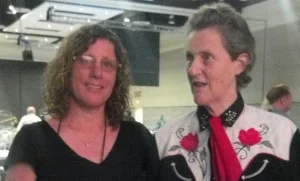 Thrilled to meet Temple Grandin who has accomplished major advances in animal welfare and the understanding of animals.