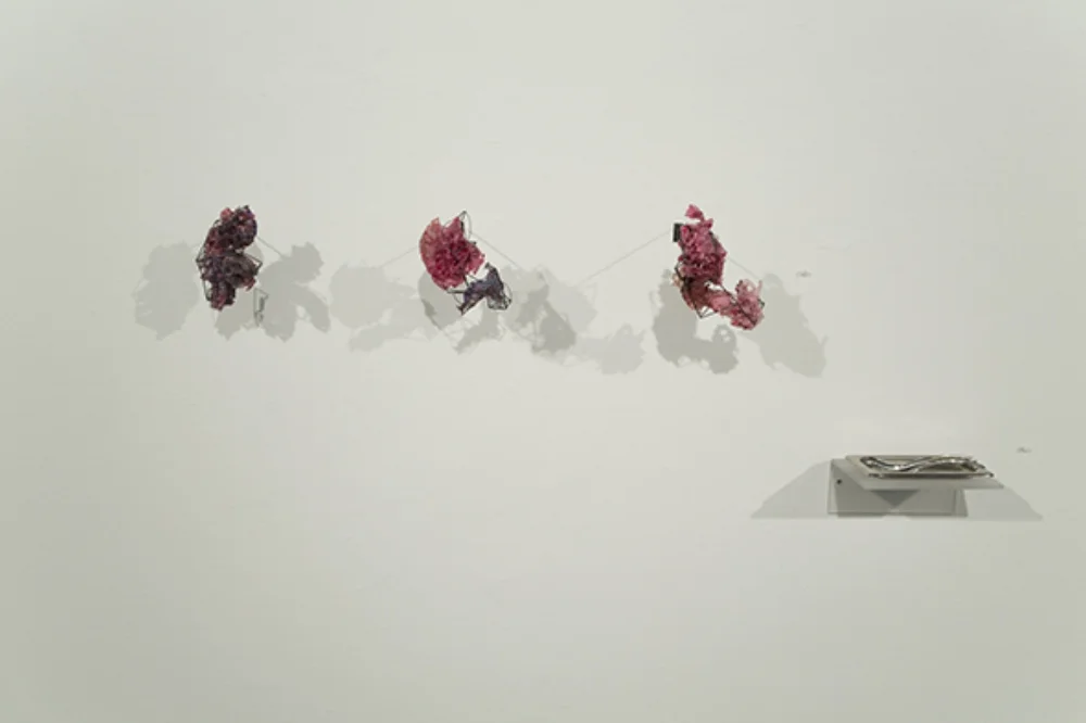   Studies for structural disembodiment I.  Resin, steel and nickel. 2015 