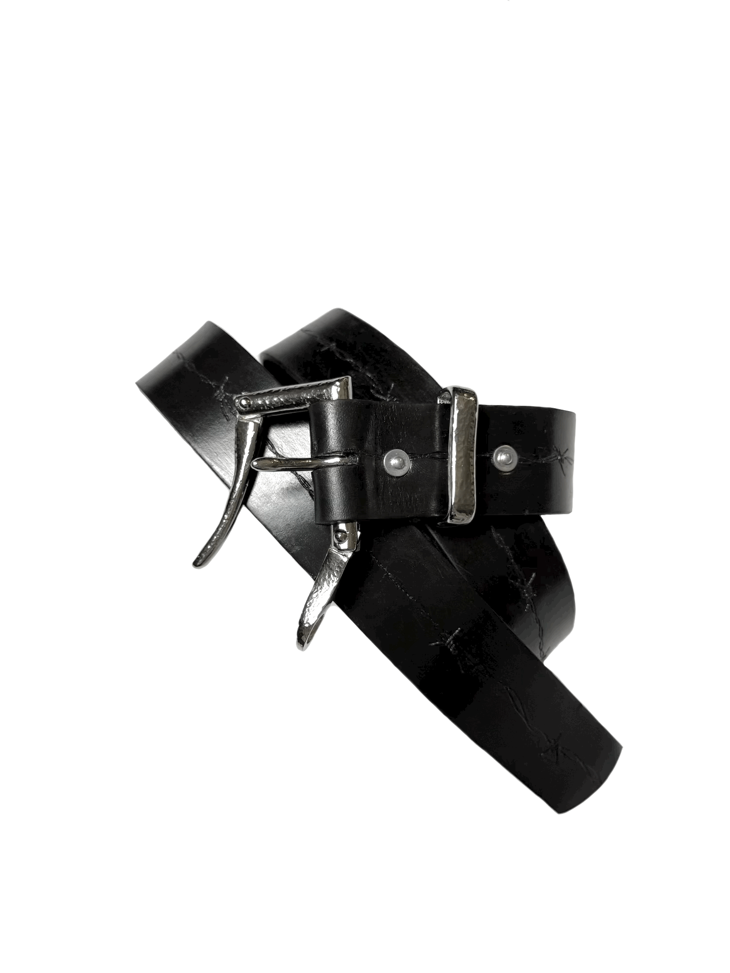 Quick release barbed belt 001