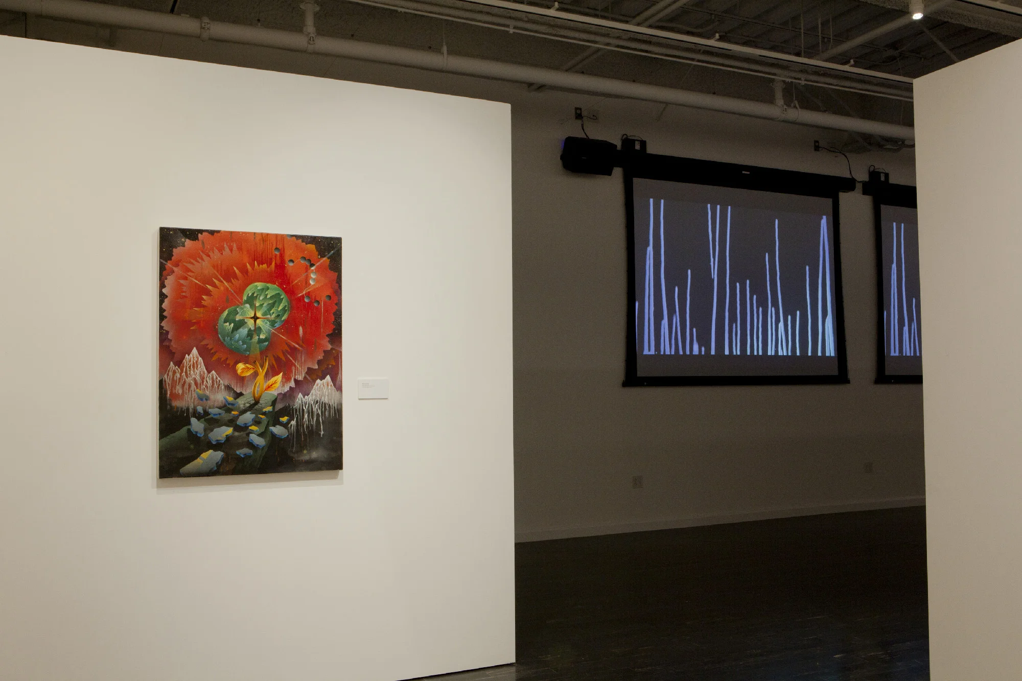 Installation images from Gusher; Pearl C. Hsiung Selected Works 2003 - 2011