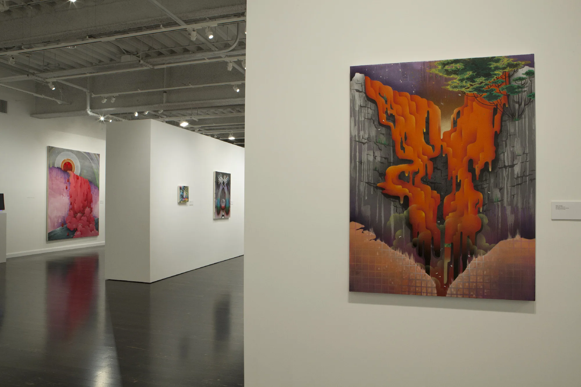 Installation images from Gusher; Pearl C. Hsiung Selected Works 2003 - 2011