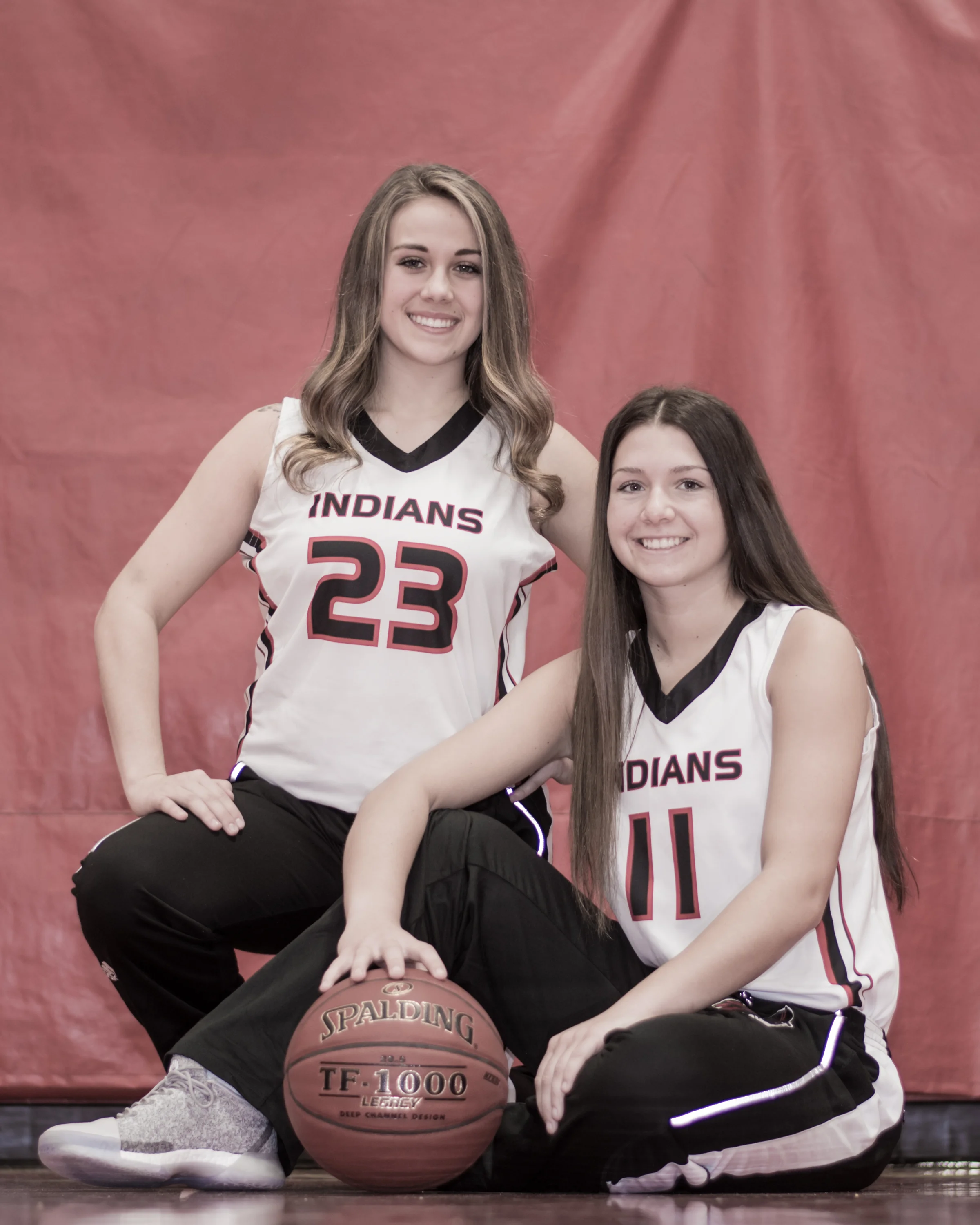 Two of the three seniors.