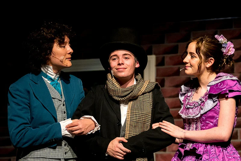 "It's I. Your uncle Scrooge. I have come to dinner. Will you let me in, Fred?" It is never to late for family. I love that part of this musical. Knowing that we can change, and that family will accept us. I love how Fred and Virginia accept Scrooge back immediately.