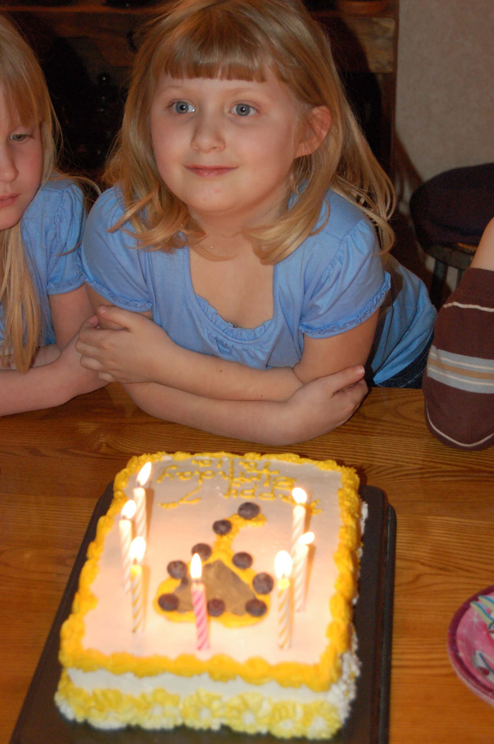 Talia’s birthday.