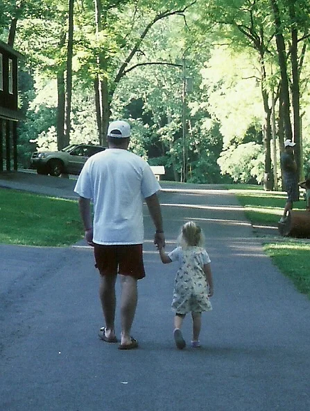 One of my all time favorite photos is this one that my wife took. As soon as I read the poem I thought of this moment walking back to our cabin at Bunker Hill Resort.