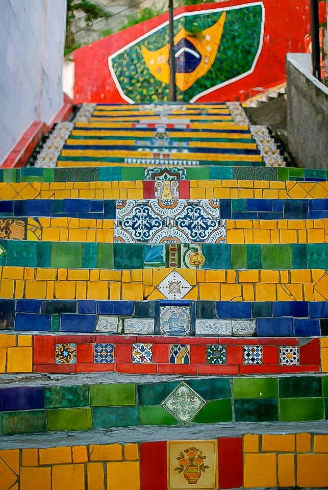Now this is a stair climb I can get into! Escadaria Selarón, Rio de Janiero, Brazil