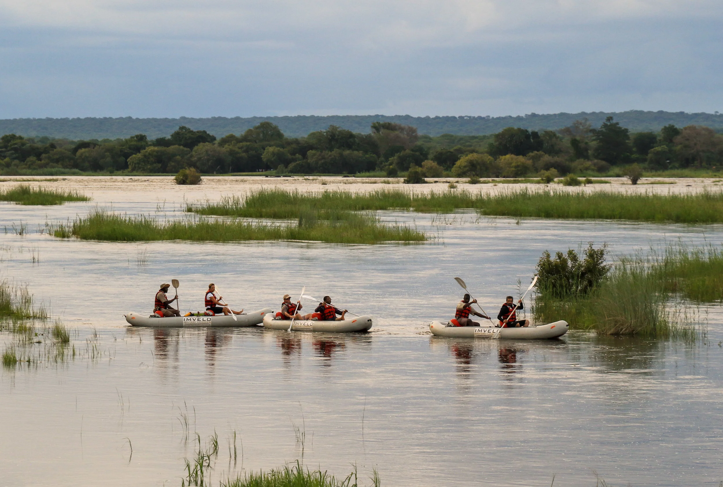75 - Imvelo Safari Lodges - Zambesi Sands - Canoeing on the Zambesi river.jpg