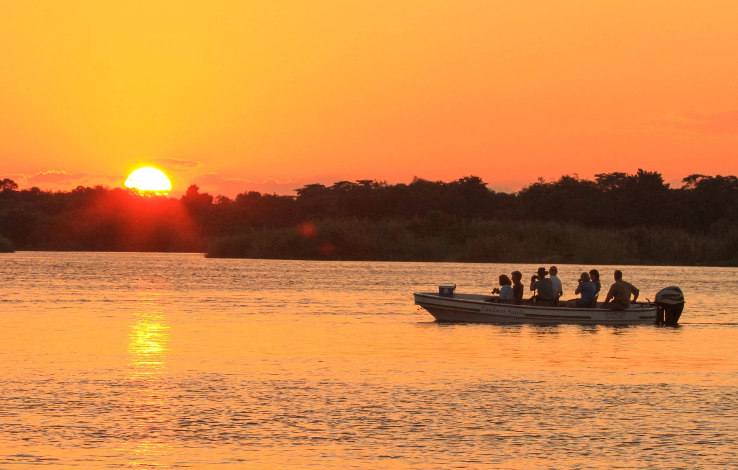 We'll explore the Siansimba Islands by canoe, allowing for spectacular game viewing. Overnight: Zambezi Sands River Camp Meals: B | L | D