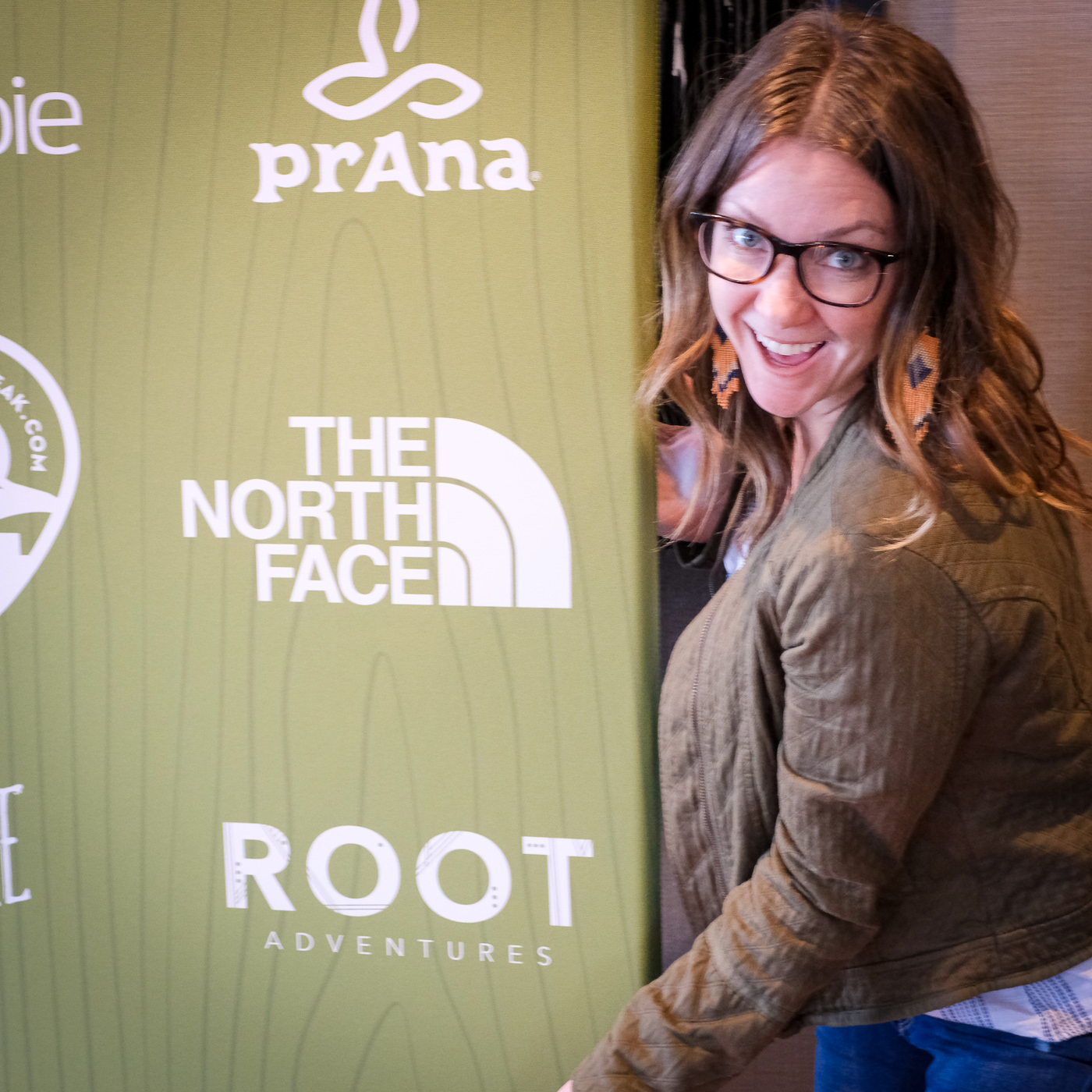 Breanne, Root Founder, celebrating sharing the stage with such amazing brands!