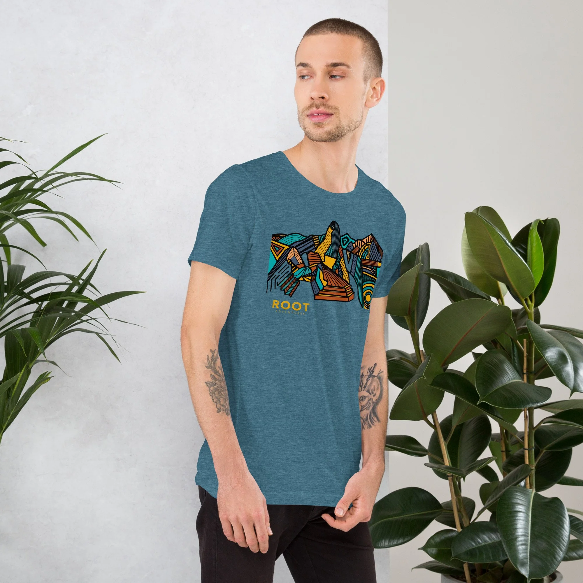 unisex-staple-t-shirt-heather-deep-teal-right-67140bb9d4904.jpg