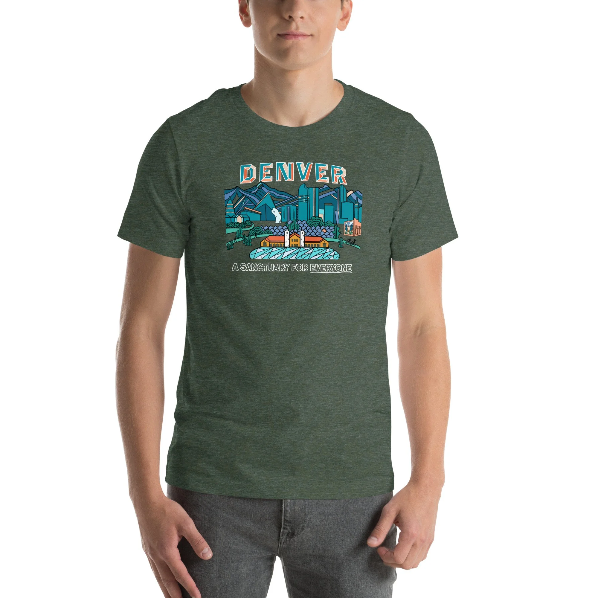 unisex-staple-t-shirt-heather-forest-front-6a2d8110139f0.jpg
