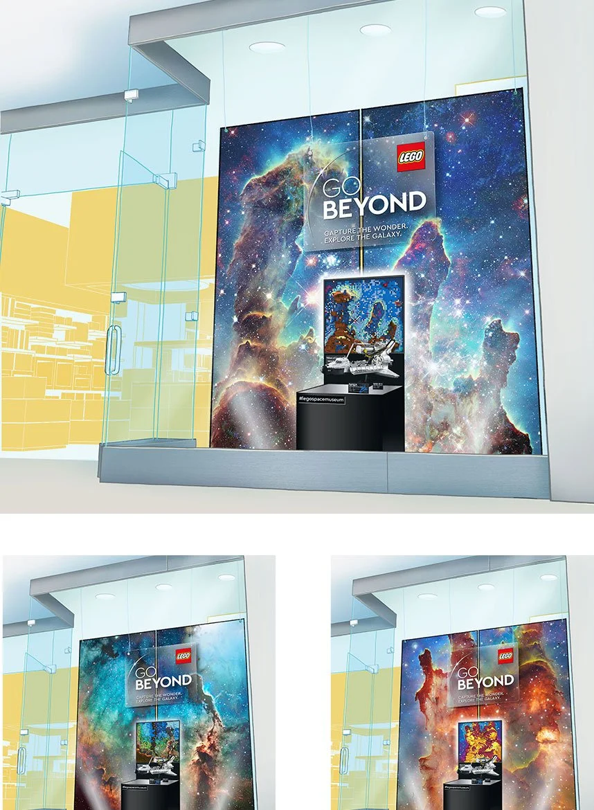 LEGO Store Window Displays, Mall