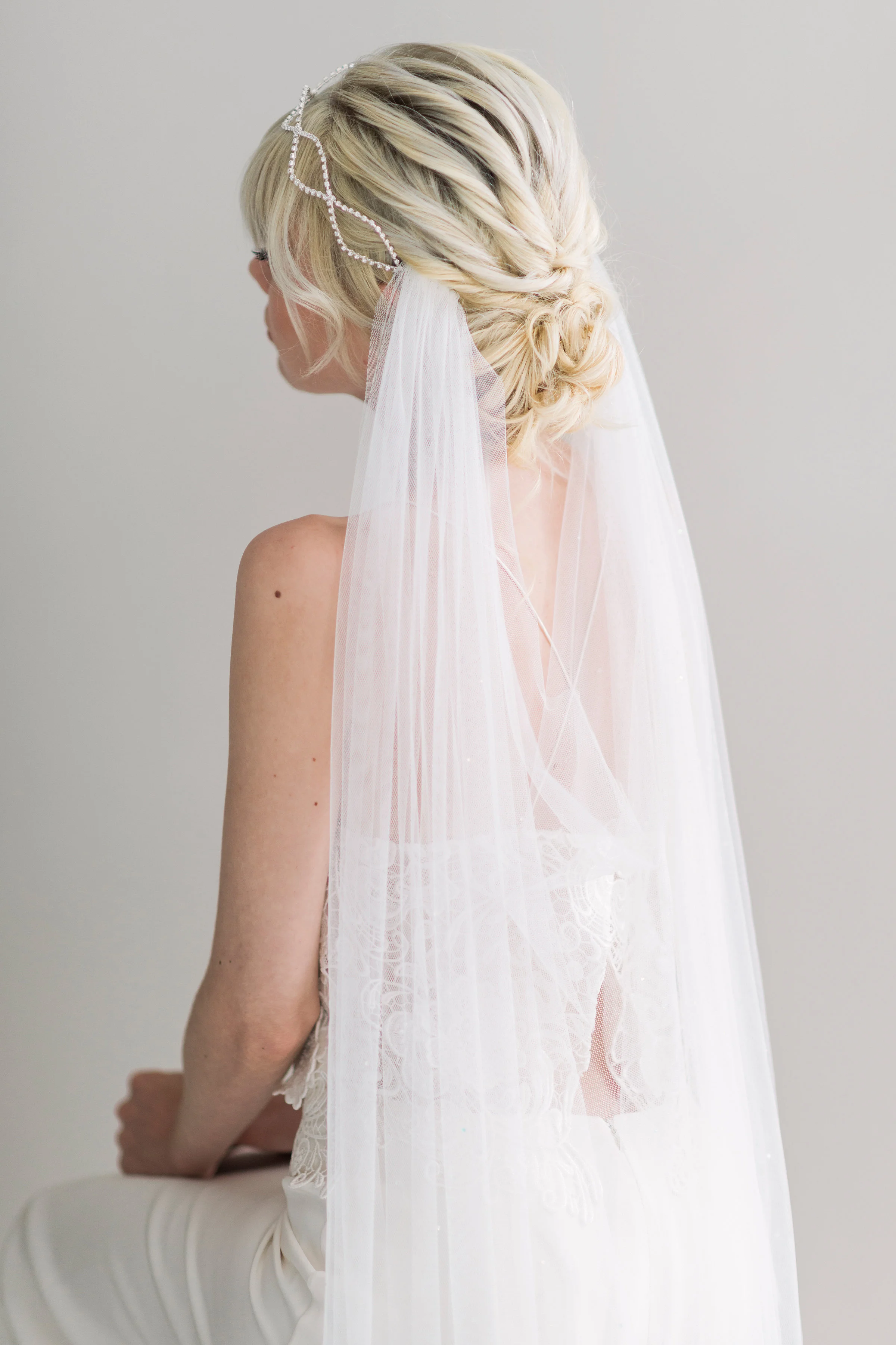 Crystal bridal halo