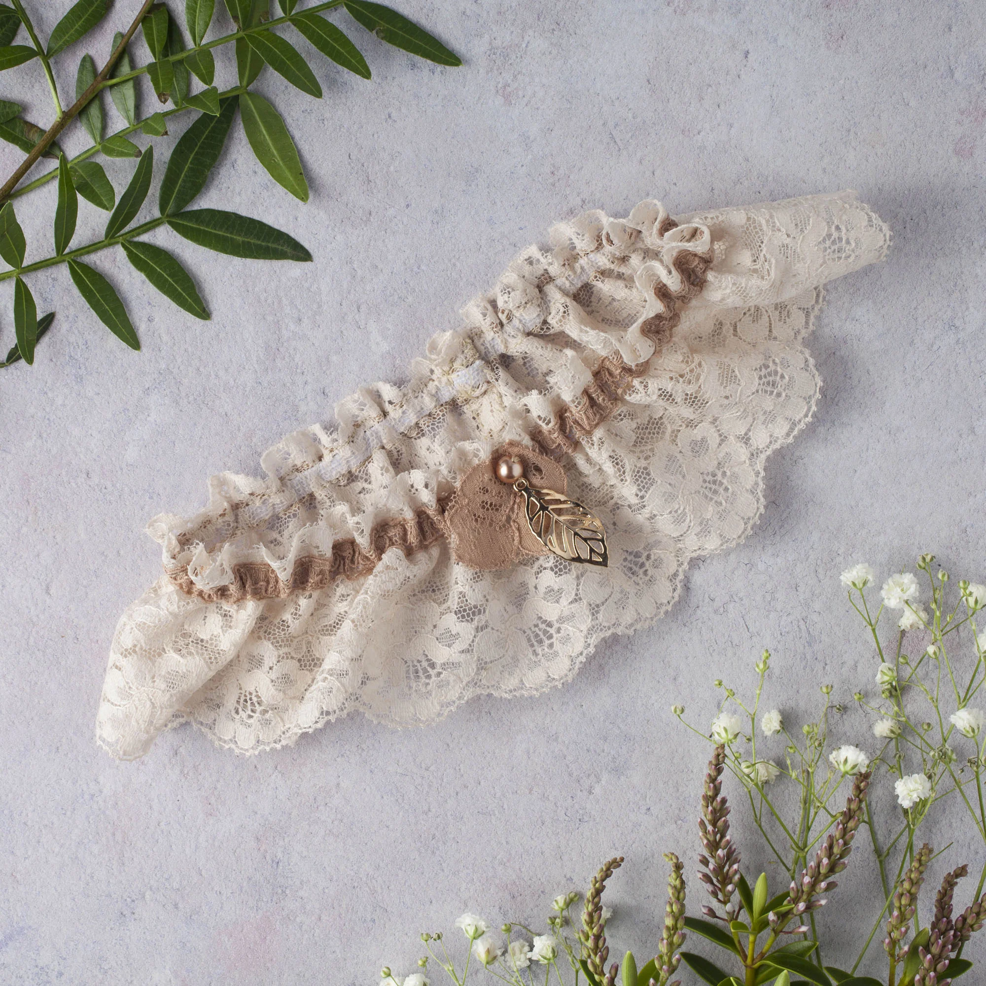 Vintage lace eco friendly wedding accessories