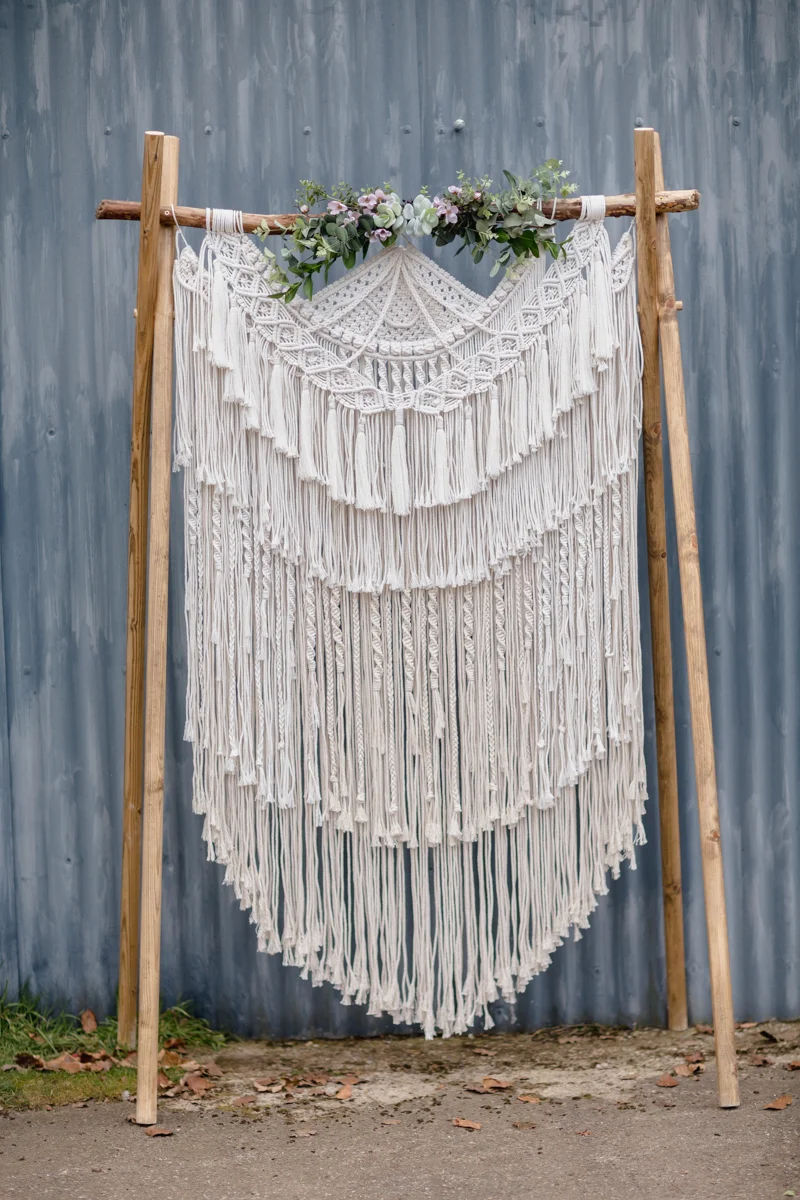 More stunning macrame by Little White Attic .
