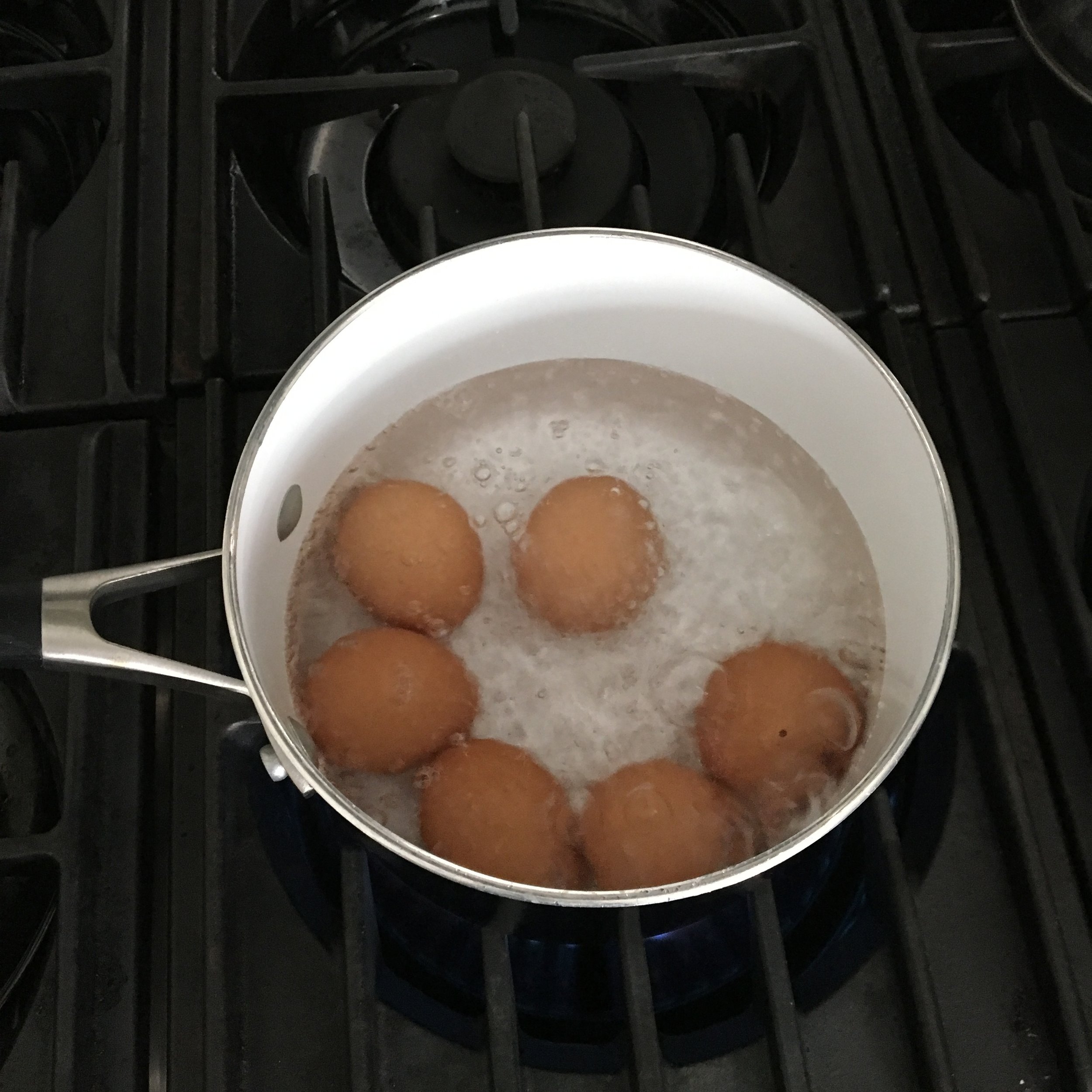 Step 3: Boil uncovered for exactly 6 minutes