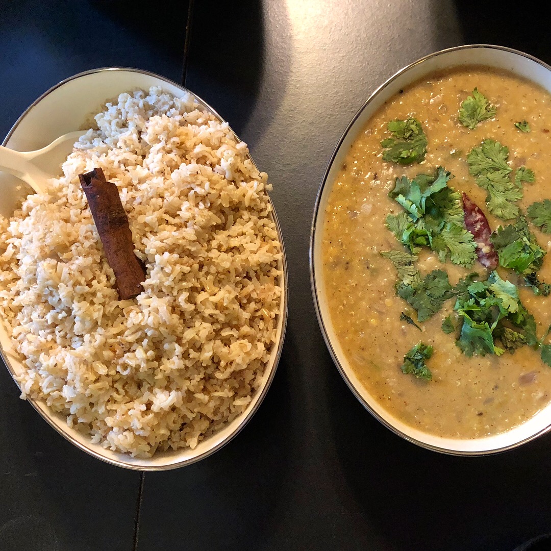 Rice and Beans or Dal