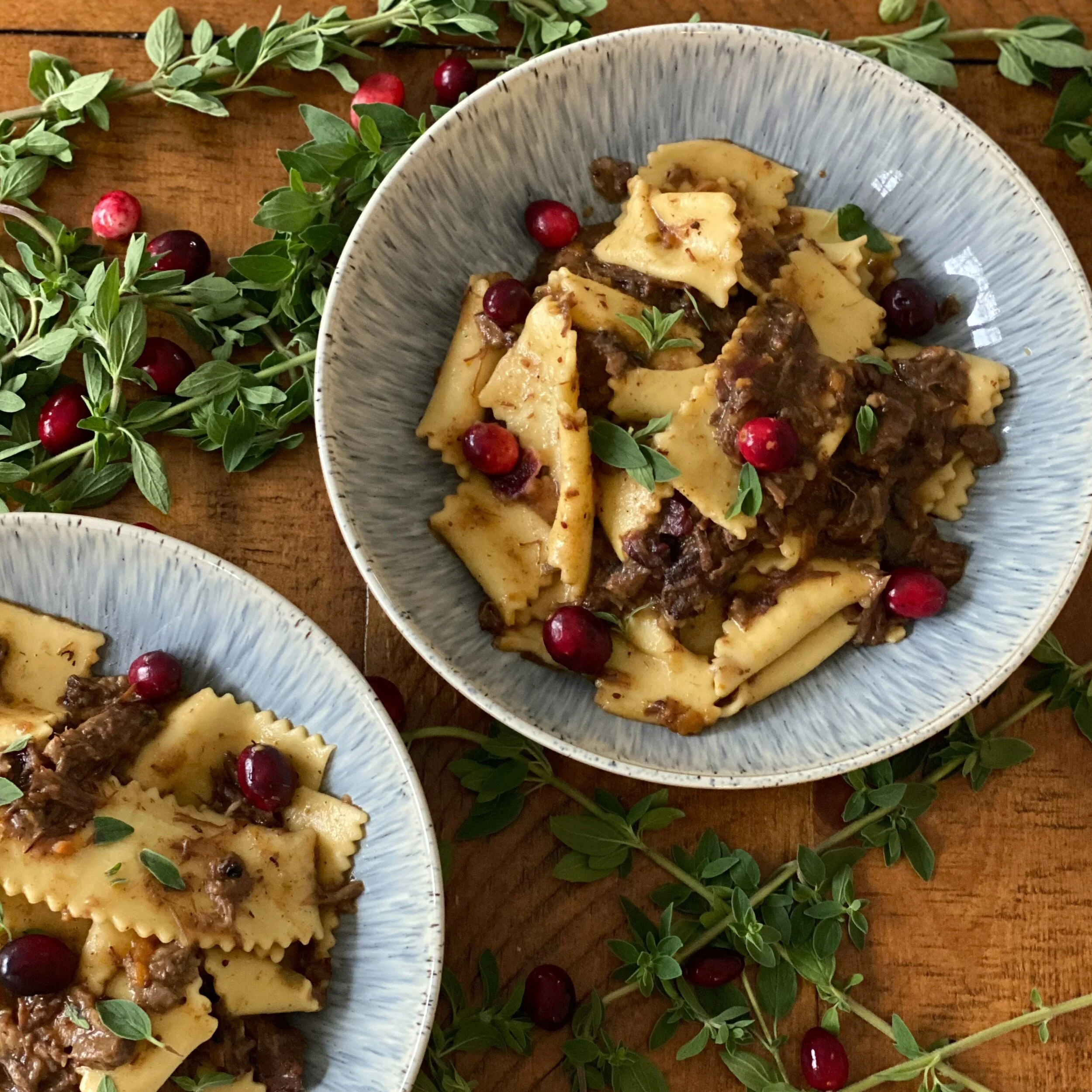 Cranberry Beef Ragu