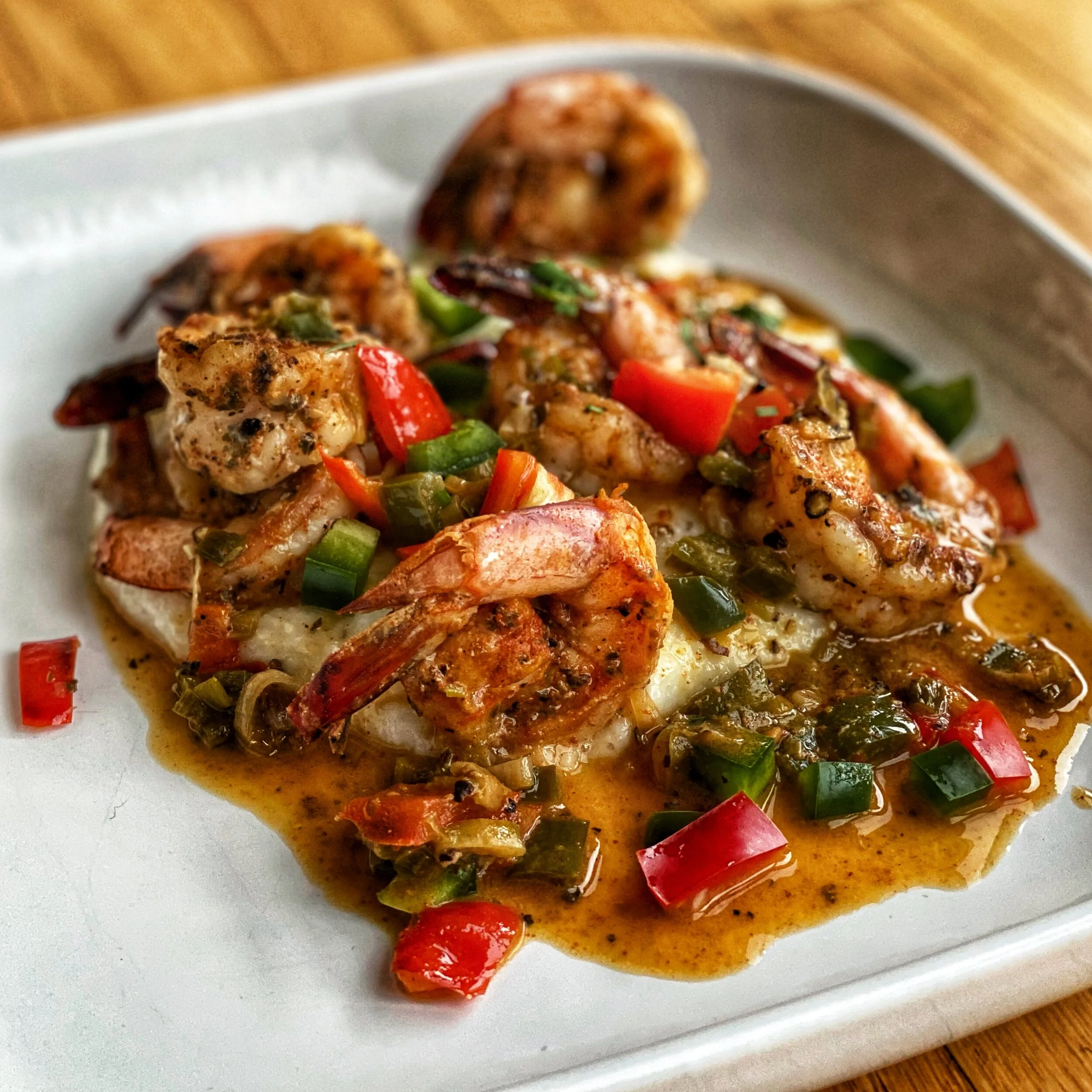 Spicy New Orleans Style Shrimp and Grits