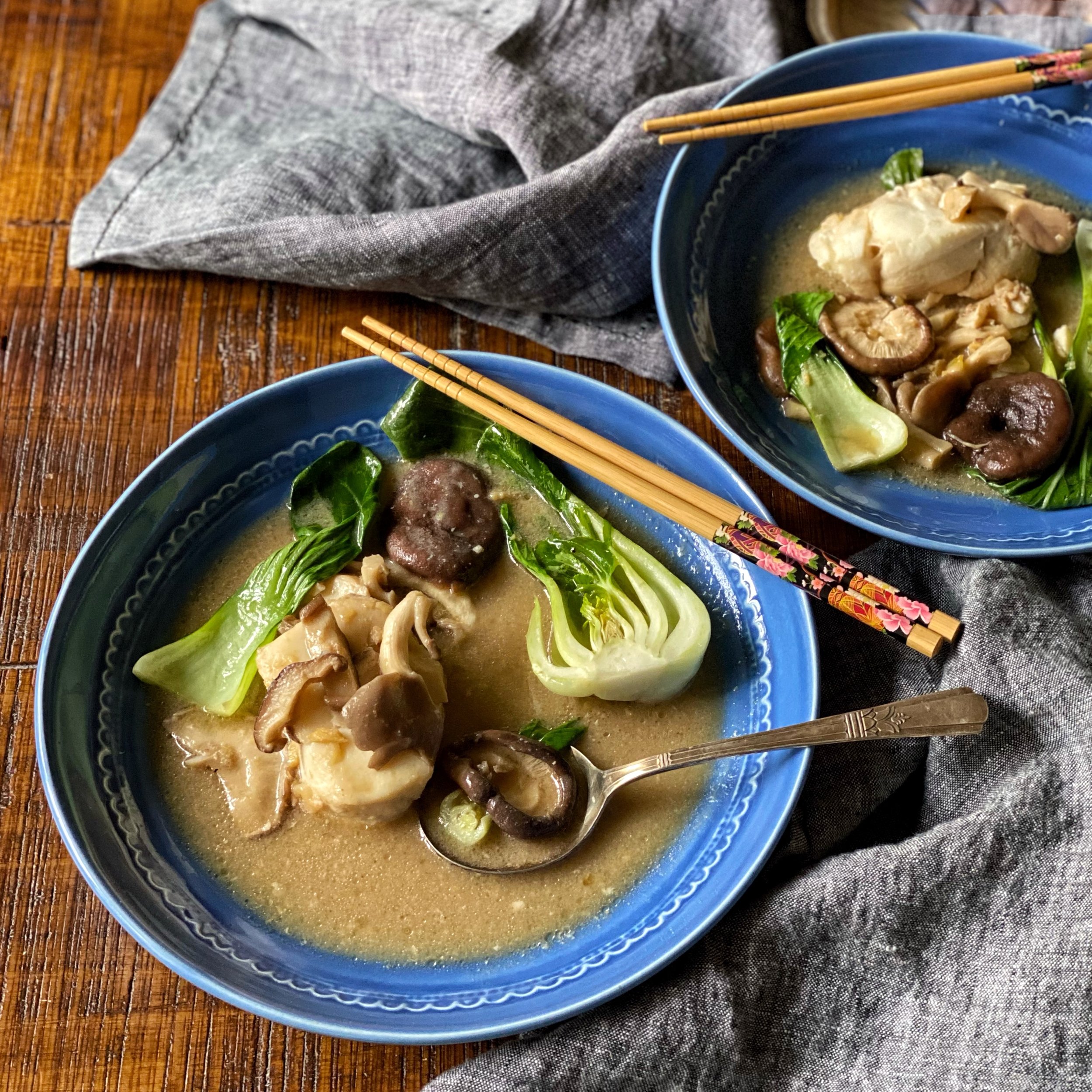 two bowls miso braised cod and shiitake.jpeg