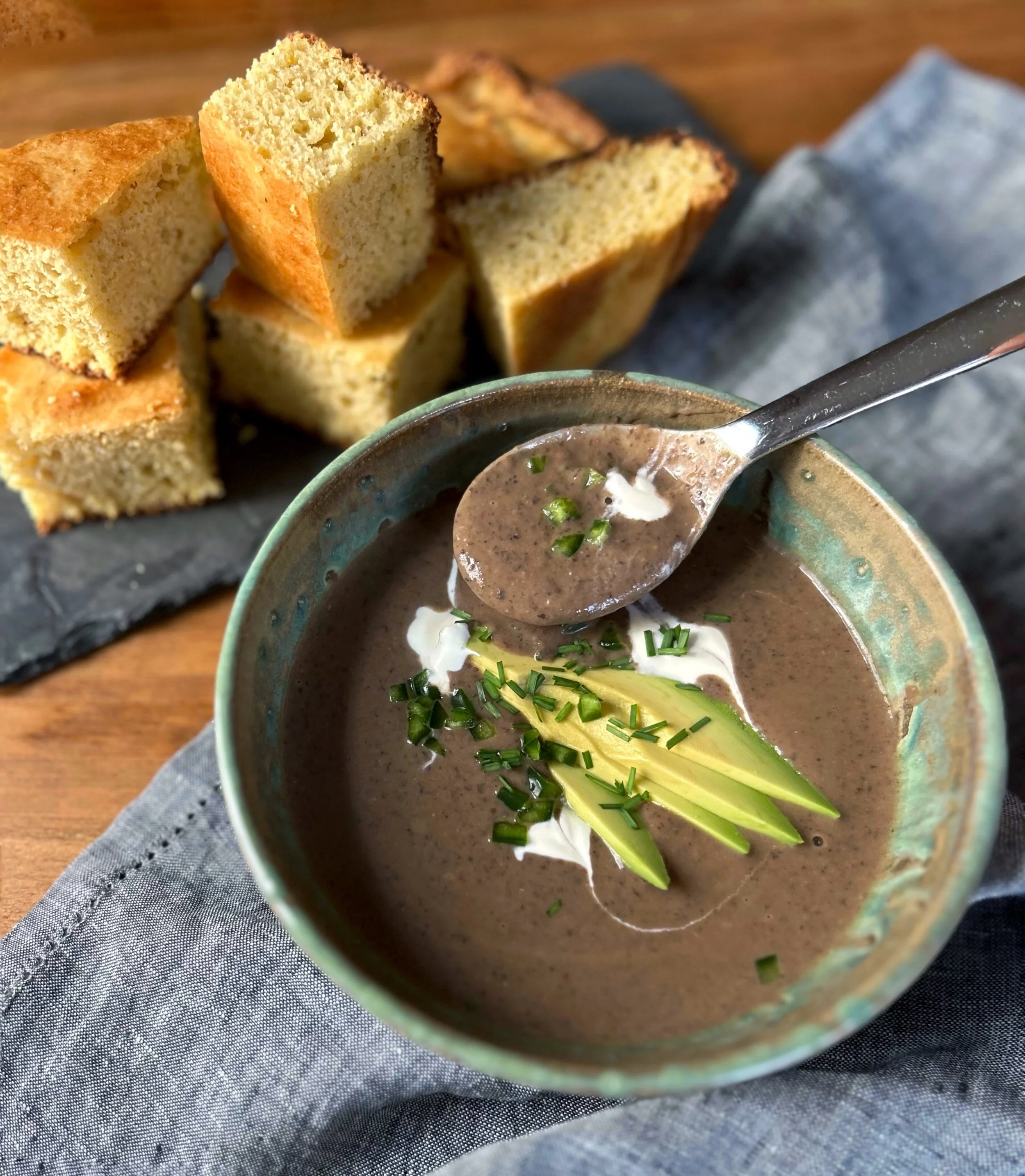 Smoky Black Bean Soup